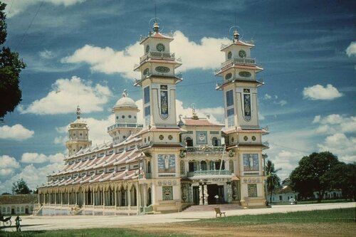 Pagoda Caodaism, Tây Ninh Province, photo