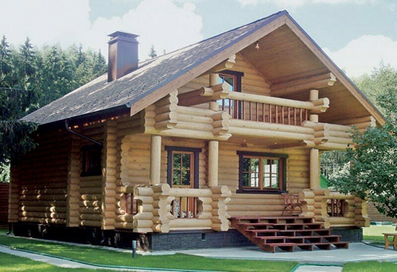 Деревянные дома из бревна