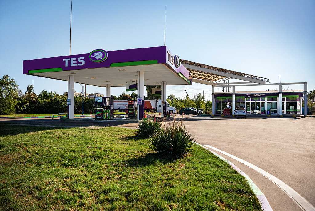 Gas station Tes, Republic of Crimea, photo