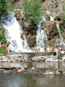 Belovsky Waterfall (Novosibirsk Region, Iskitimskiy rayon, Guselnikovskiy selsovet, reka Vydrikha), atracción