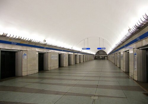 Metro Park Pobedy (Saint Petersburg, Moskovskiy Avenue, 188), metro station