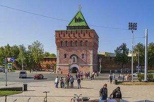 Minin and Pozharsky Square (Nizhniy Novgorod, Minina and Pozharskogo Square), landmark, attraction