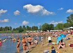 Ostrovok Beach (Belgorodskiy rayon, gorodskoye poseleniye posyolok Razumnoye, selo Nizhniy Olshanets, Pridorozhnaya ulitsa), parada de transporte público