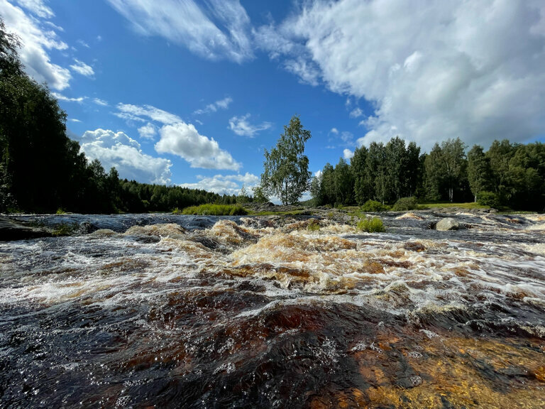 Водопад Порог Большой Толли, Республика Карелия, фото