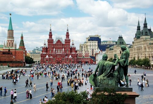 Достопримечательность Красная площадь, Москва, фото