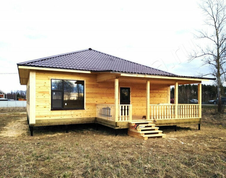 Проект садового домика 9x8 В-62-105