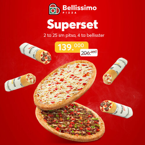 Пиццерия Bellissimo Pizza, Наманган, фото