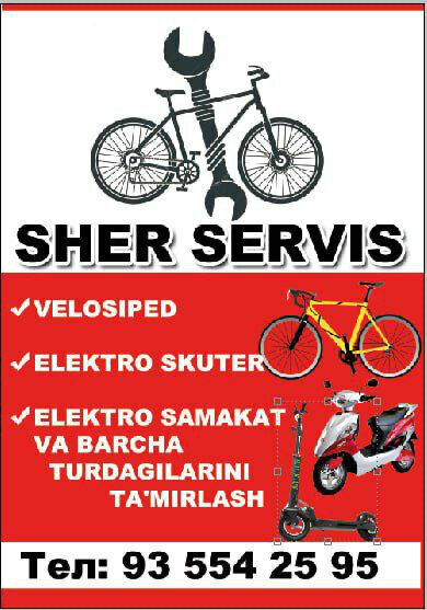 Bicycle shop Sher, Fergana, photo
