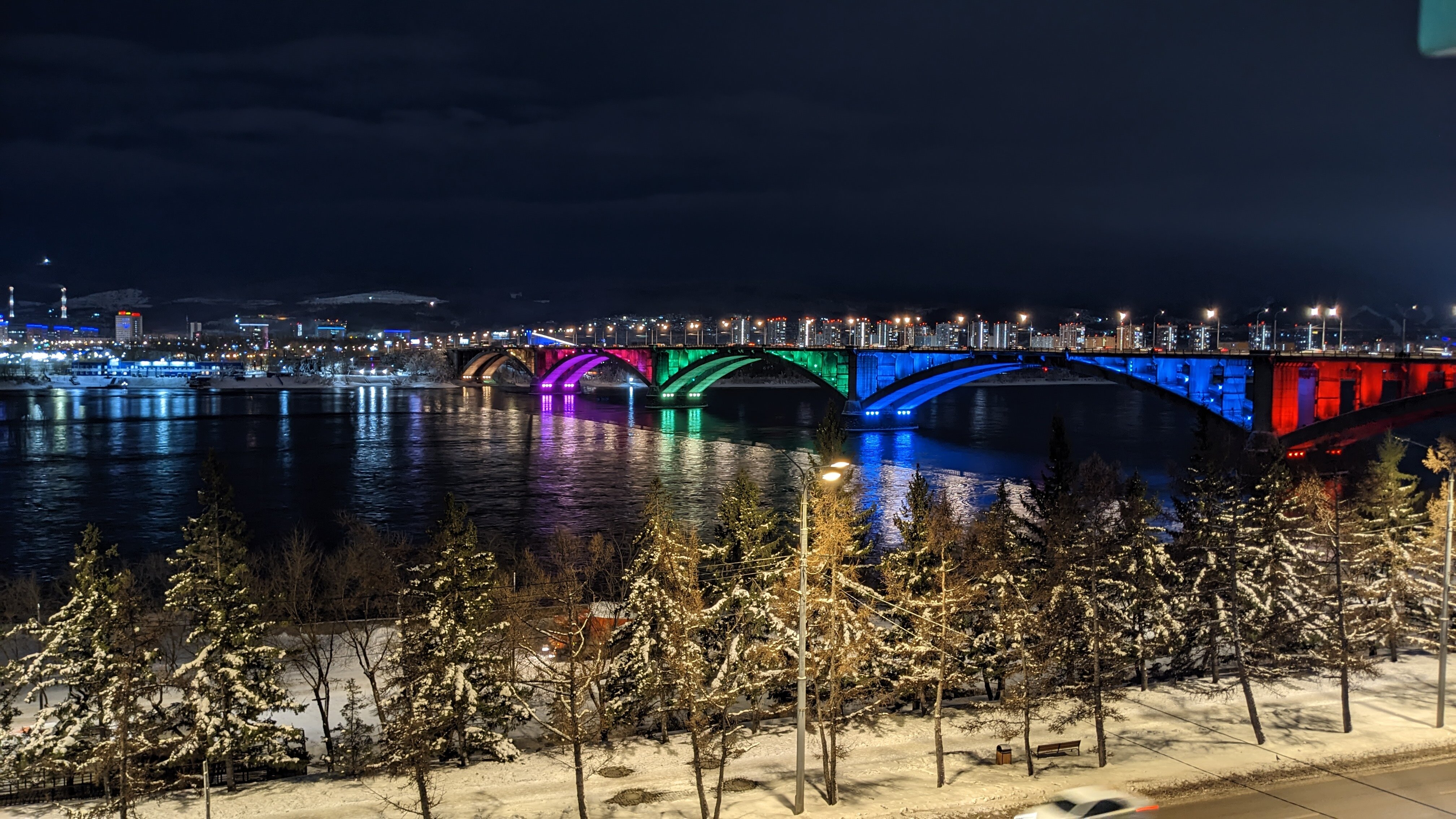 Фото Огни Енисея