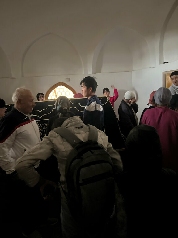 Landmark, attraction Mausoleum of Makhsumbobo, Samarkand, photo