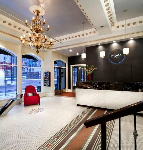 Внешний вид отеля Hotel Moda в Ванкувере, фото 2