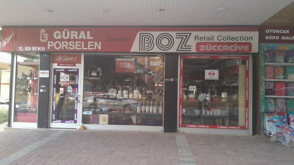 Tableware shop Boz Glassware, Alanya, photo