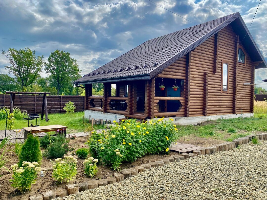 Фото Экодом у пруда