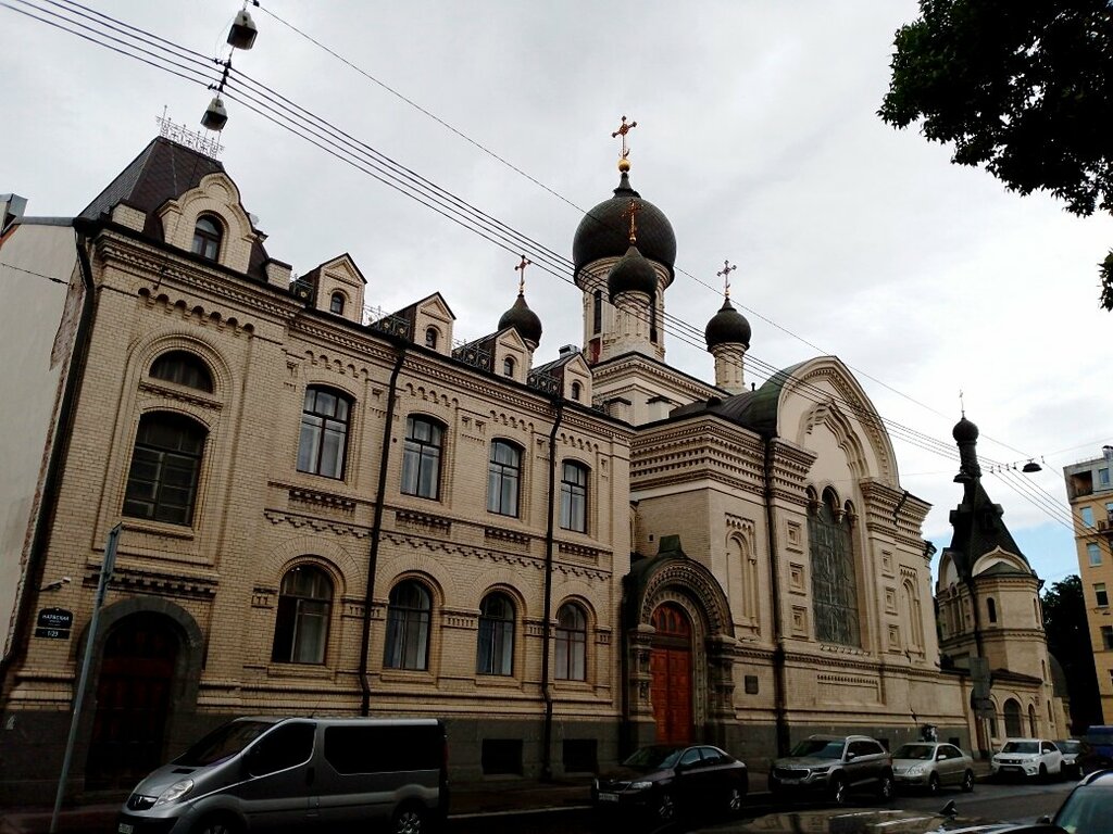 Chapel, memorial cross Часовня во имя новомучеников и исповедников Российских, Saint Petersburg, photo
