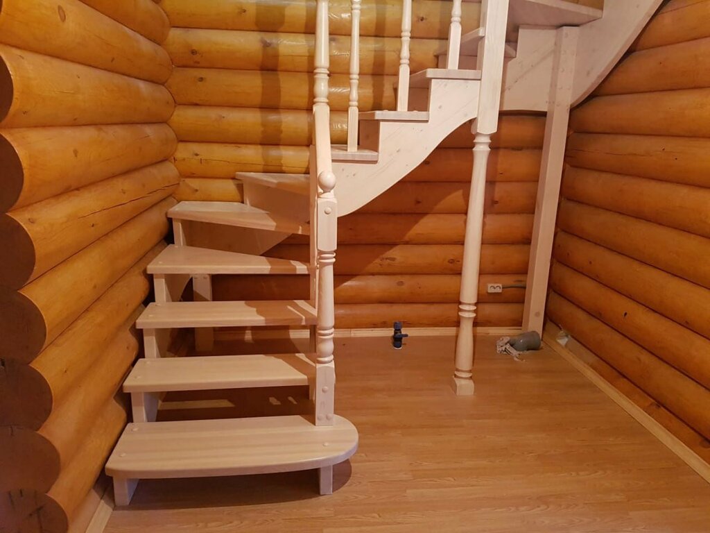 Фото лестниц 90 градусов Real Wood, carpentry, Novosibirsk, ulitsa Adriyena Lezhena, 11Ак1 - Yandex Maps
