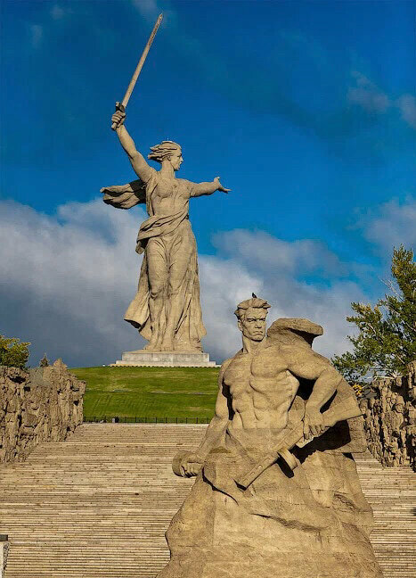 Monument, memorial Memorial monument of Great Domestic War, Volgograd, photo