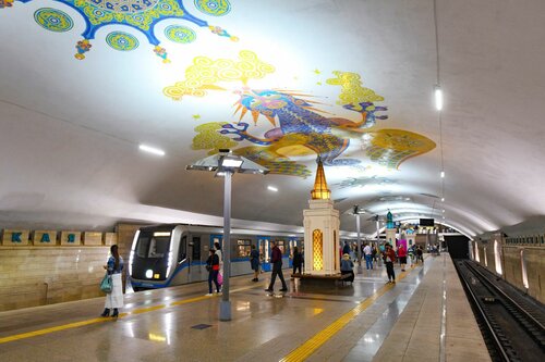 Kremlyovskaya Subway Station (Republic of Tatarstan, City of Kazan, Baumana Street), metro station