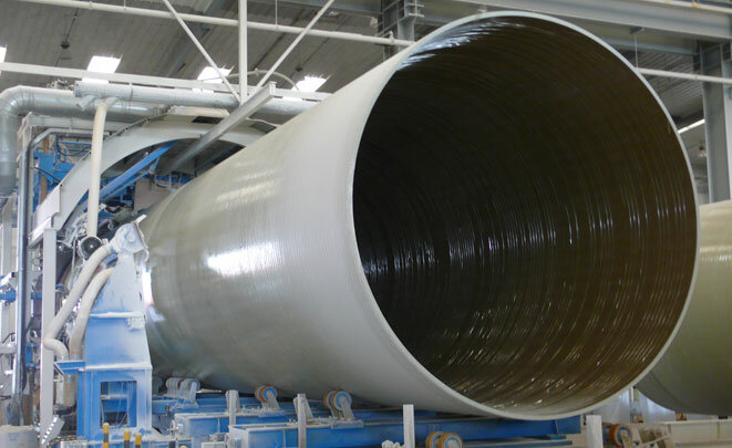 Pipes and accessories Future Pipe Industries, Abu Dhabi, photo