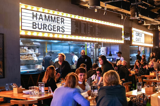 Fast food Hammer Burgers, Dubai, photo