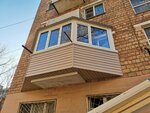 Vladokna (Lugovaya street, 63) ، شرفات زجاجية