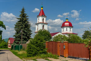 Церковь Преображения Господня в Спас-Детчине (Московская область, городской округ Кашира, посёлок Большое Руново), православный храм в Москве и Московской области