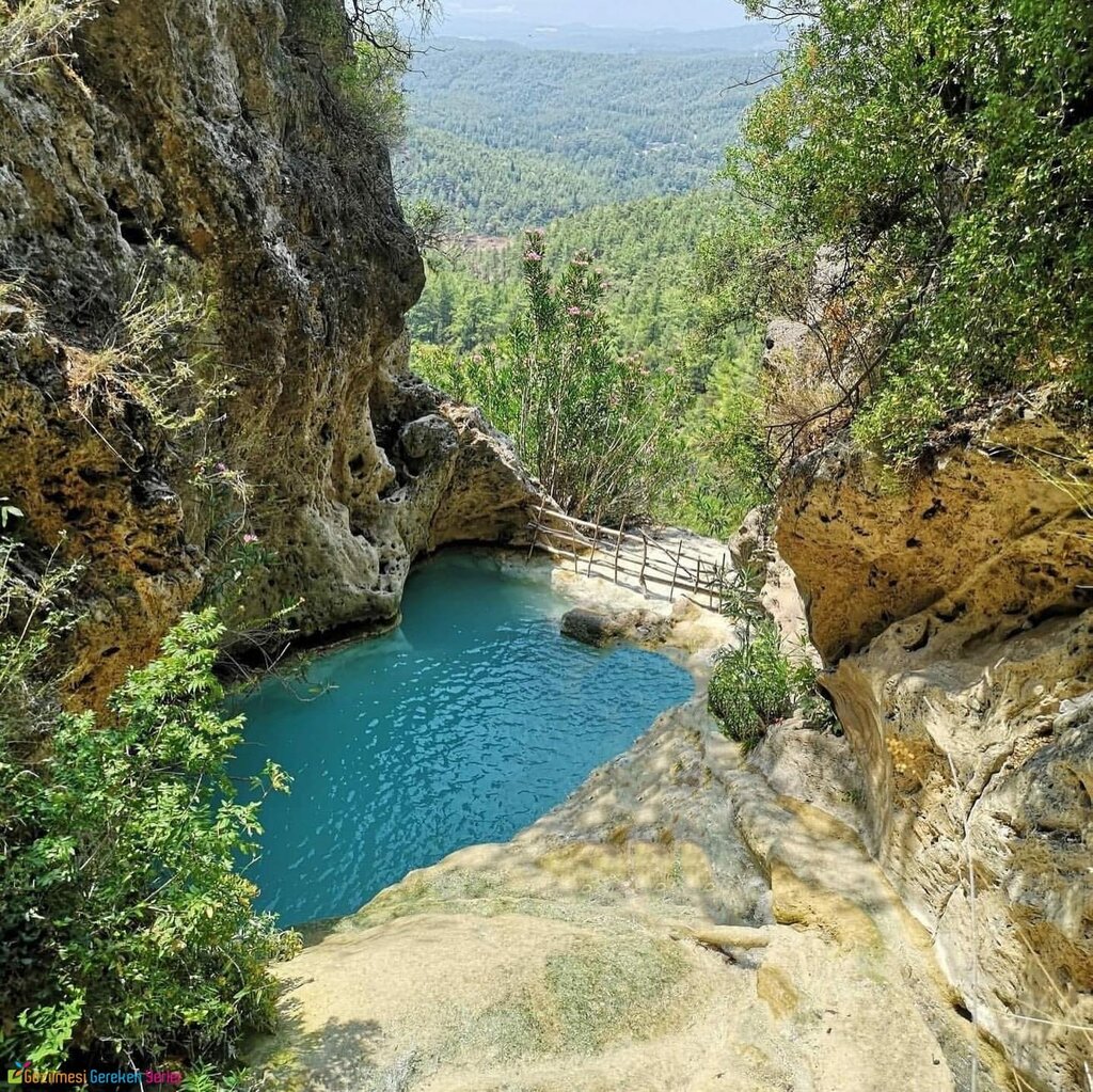Landmark, attraction Ucarsu Waterfall King Pool, Serik, photo