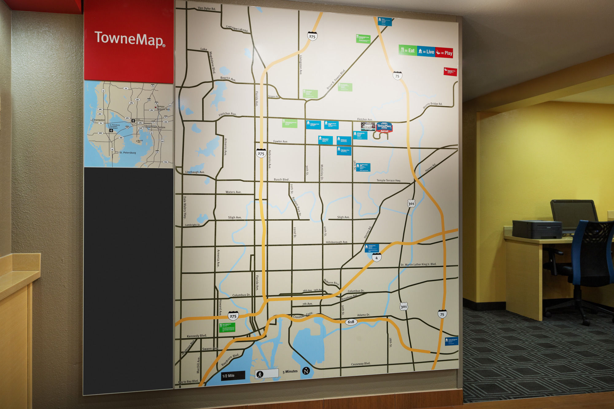 Фото TownePlace Suites by Marriott Tampa North/I-75 Fletcher