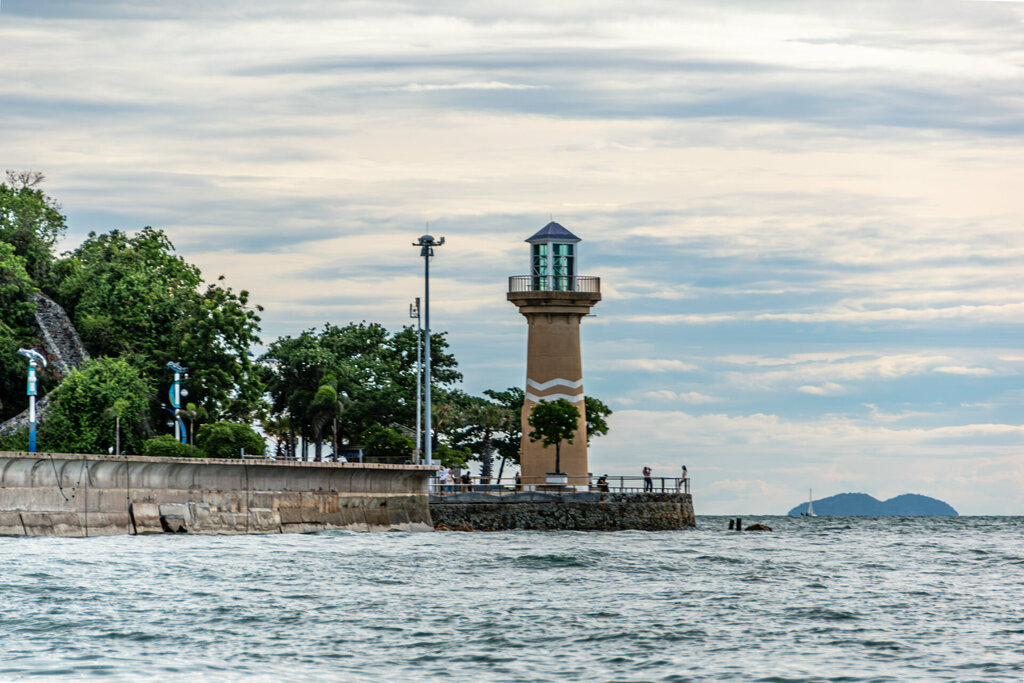 Landmark, attraction The Lighthouse of Cape Bali Hai, Pattaya, photo