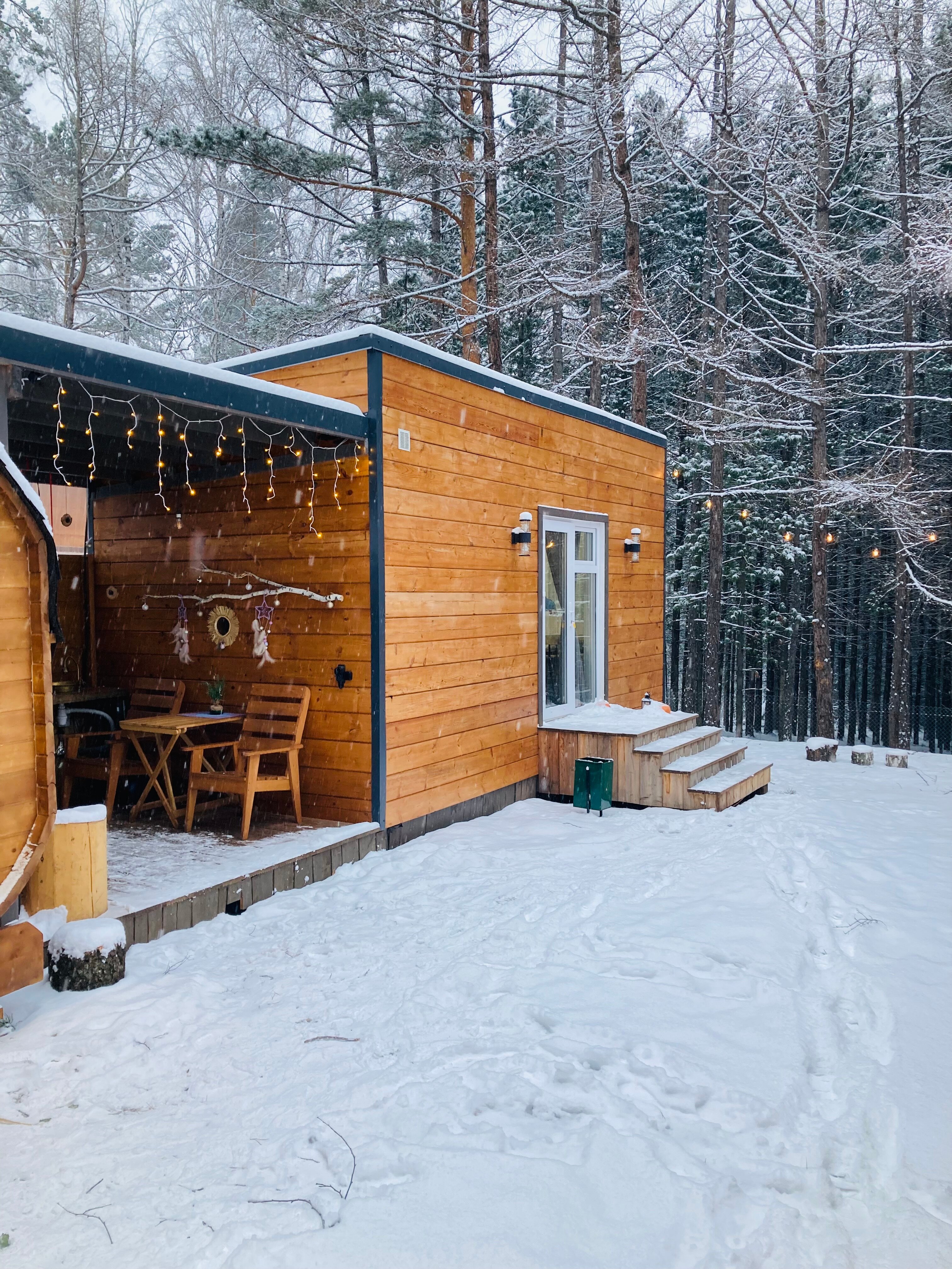Фото Домики в лесу