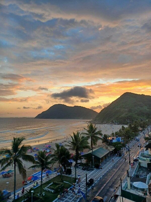 Гостиница Pé na areia do Guarujá - Praia do Tombo