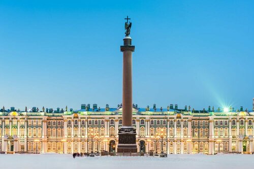 Памятник, мемориал Александровская колонна, Санкт‑Петербург, фото