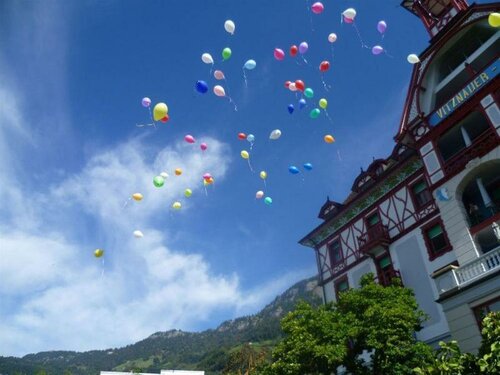 Внешний вид отеля Hotel Vitznauerhof в Витцнау, фото 5