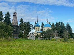 Tserkov Pokrova Presvyatoy Bogoroditsy V Bolshoy Shalge (Archangel Region, Kargopolskiy munitsipalny okrug, territoriya Yevseyevo), orthodox church
