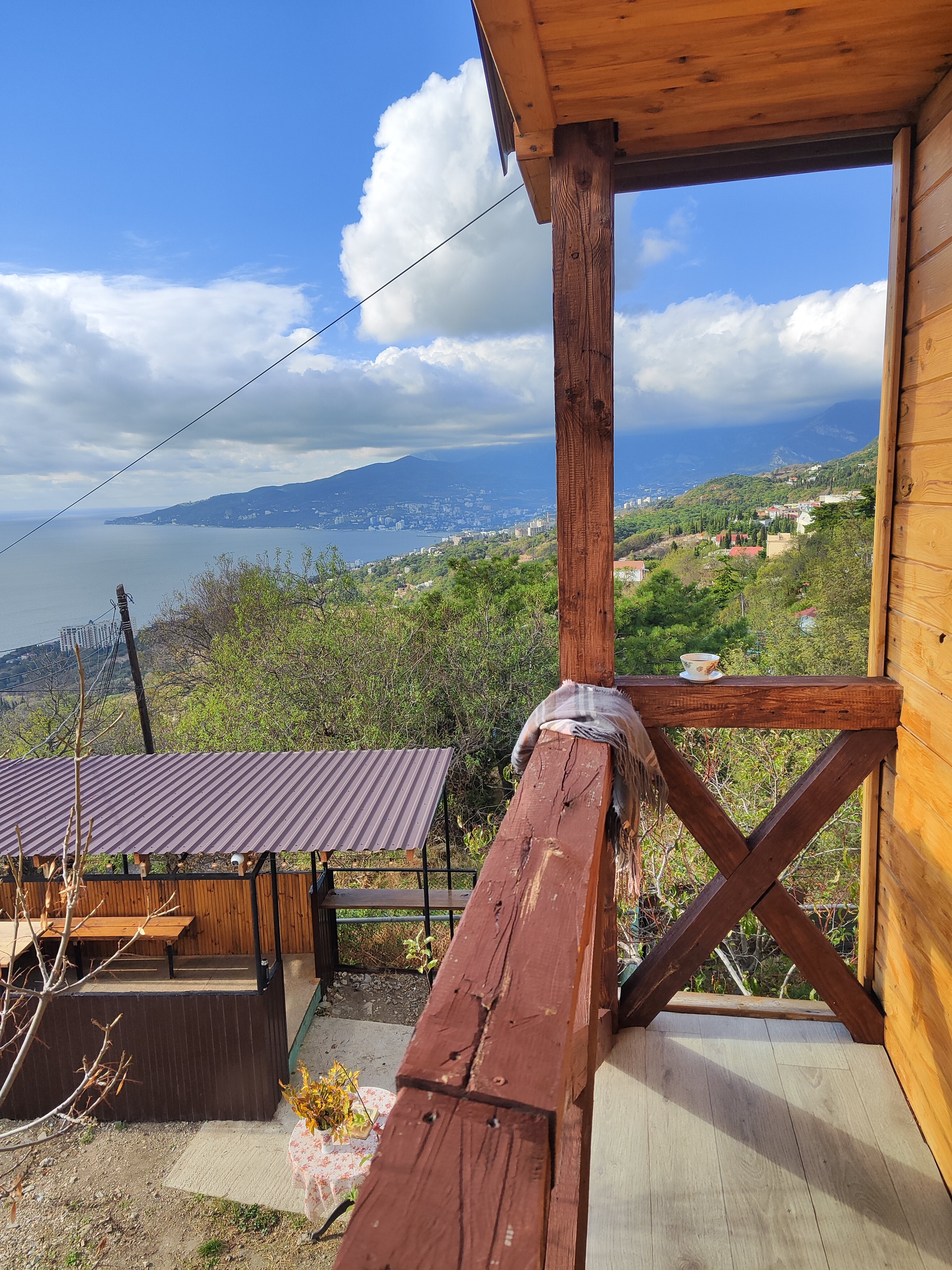 Фото Панорамный сруб