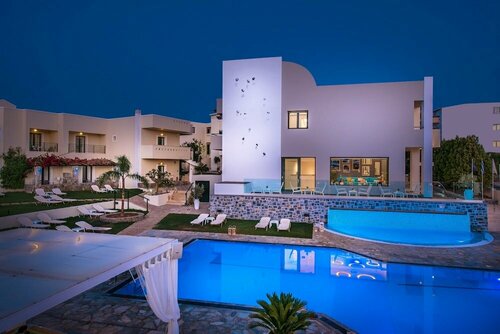 Внешний вид отеля Kristalli Hotel Apartments в Муниципальной единице Малионе, фото 1