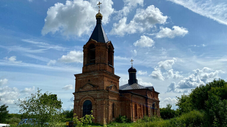 Orthodox church Vozdvizheniya Chestnogo Kresta Gospodnya v Krasnykh Vyselkakh Church, Ryazan Oblast, photo