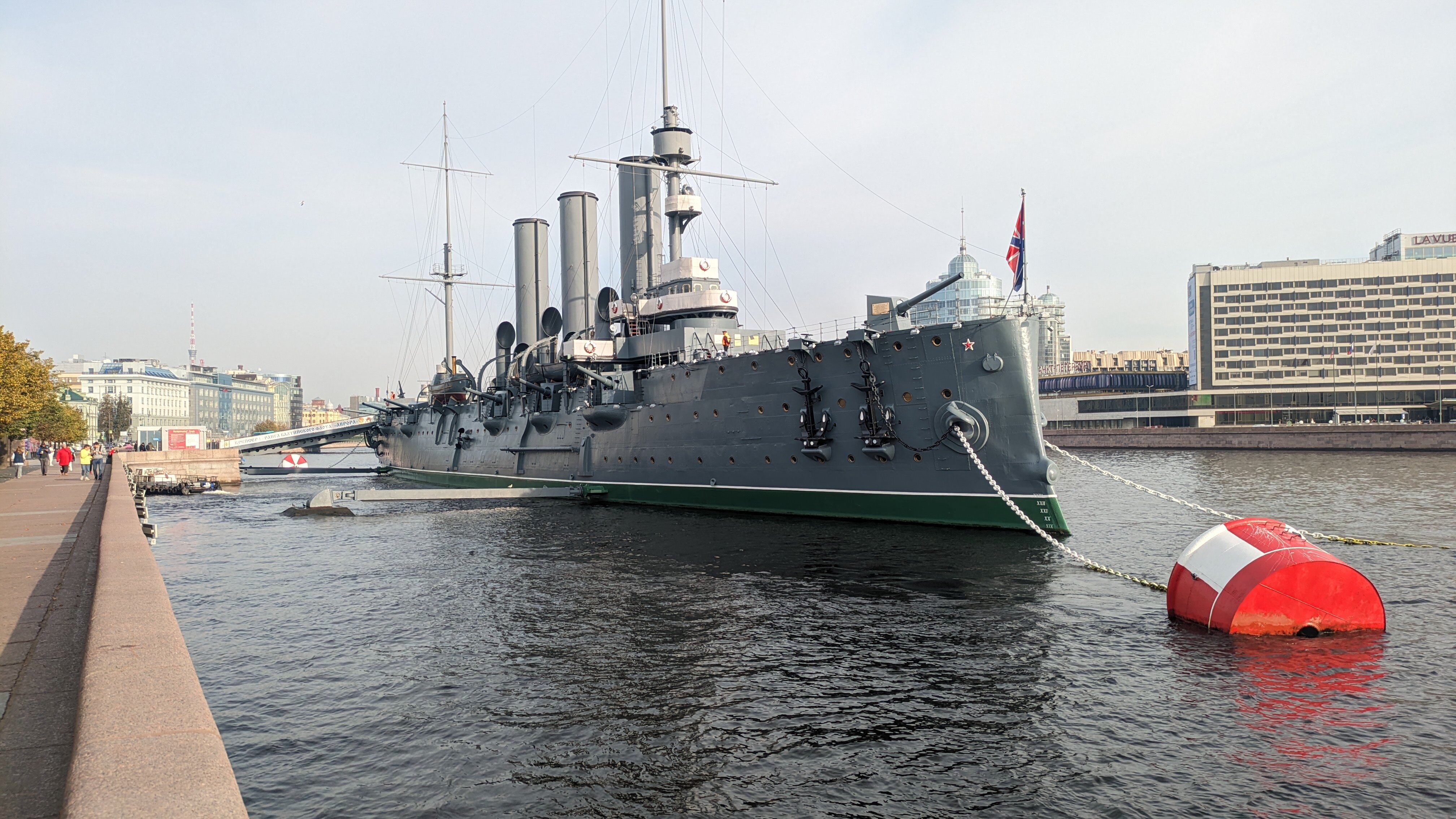 Russian Cruiser Aurora In Saint Petersburg High-Res Stock Photo - Getty Images