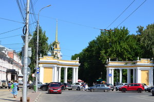Triumphal Arch (Ryazan, Soborniy Boulevard), landmark, attraction