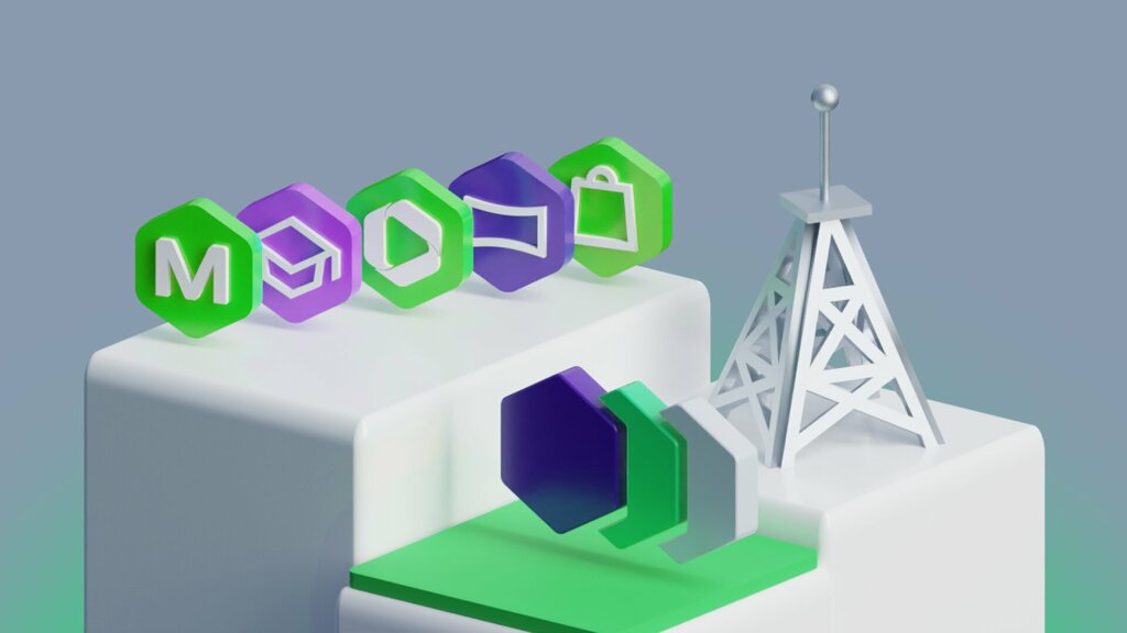 Mobile network operator Mega, Bazar‑Korgon, photo