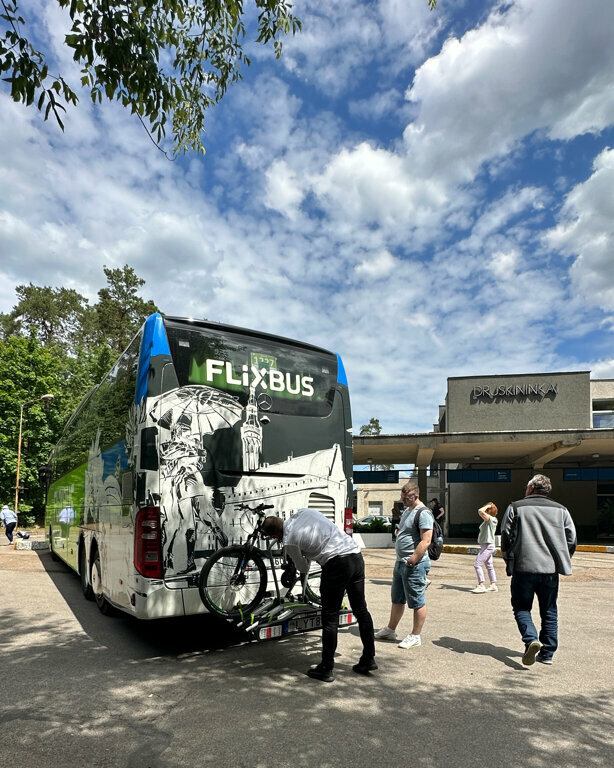 Estación de autobuses, estación de autobuses Druskininkai bus station, , foto
