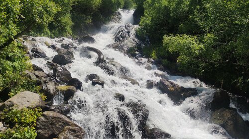 Водопад Чучхурские водопады, Карачаево‑Черкесская Республика, фото