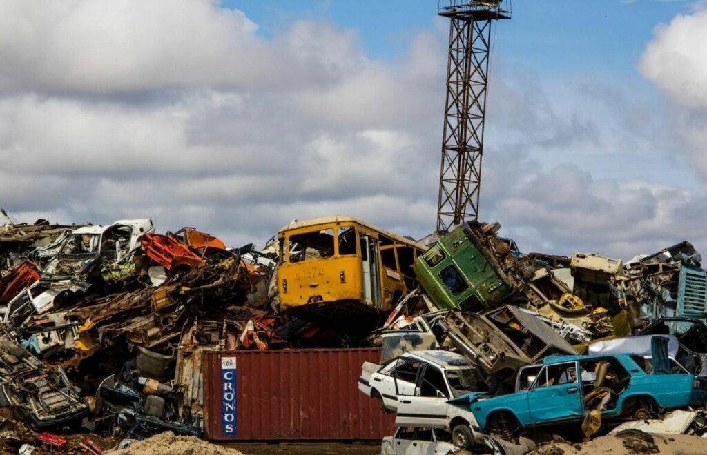 Reception of scrap metal Vtormetall, Moscow, photo