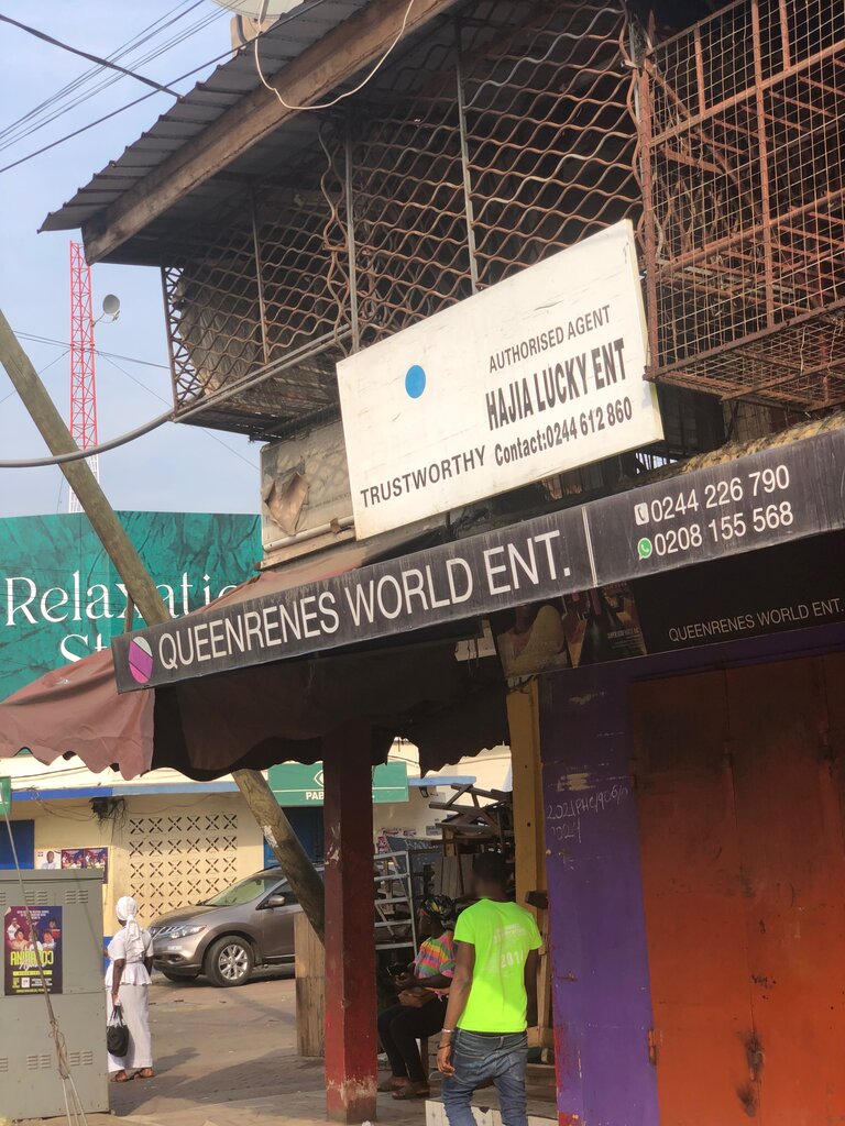 Mobile phone store Queenrenes World Ent, Accra, photo