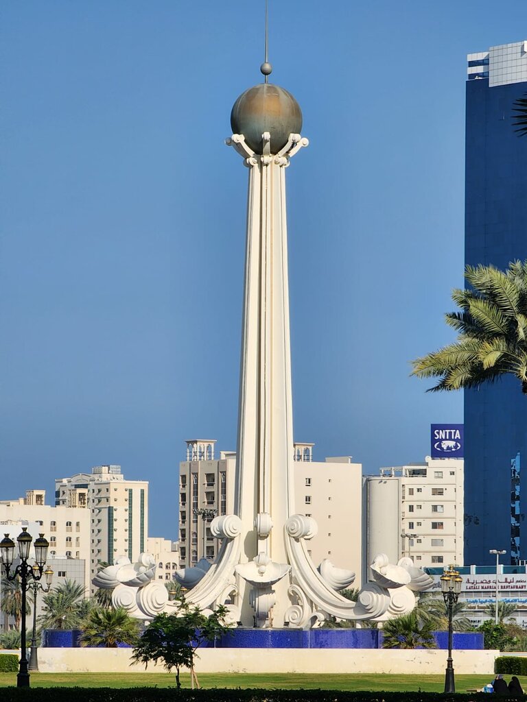 Monument, memorial Union Monument, Sharjah, photo