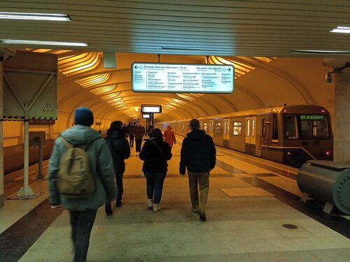 Станция метро Метро Улица Академика Янгеля, Москва, фото