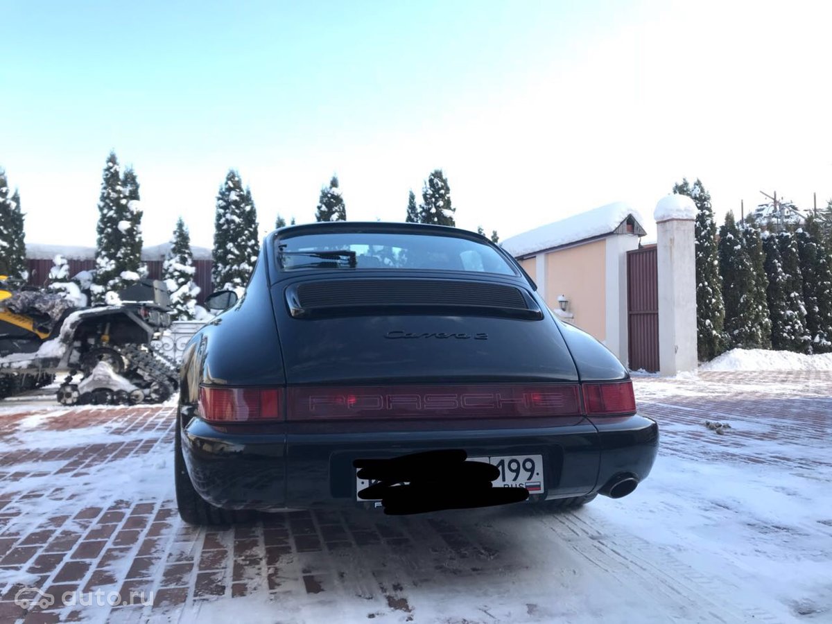 1990 Porsche 911, III (964), чёрный, 6100000 рублей - вид 1