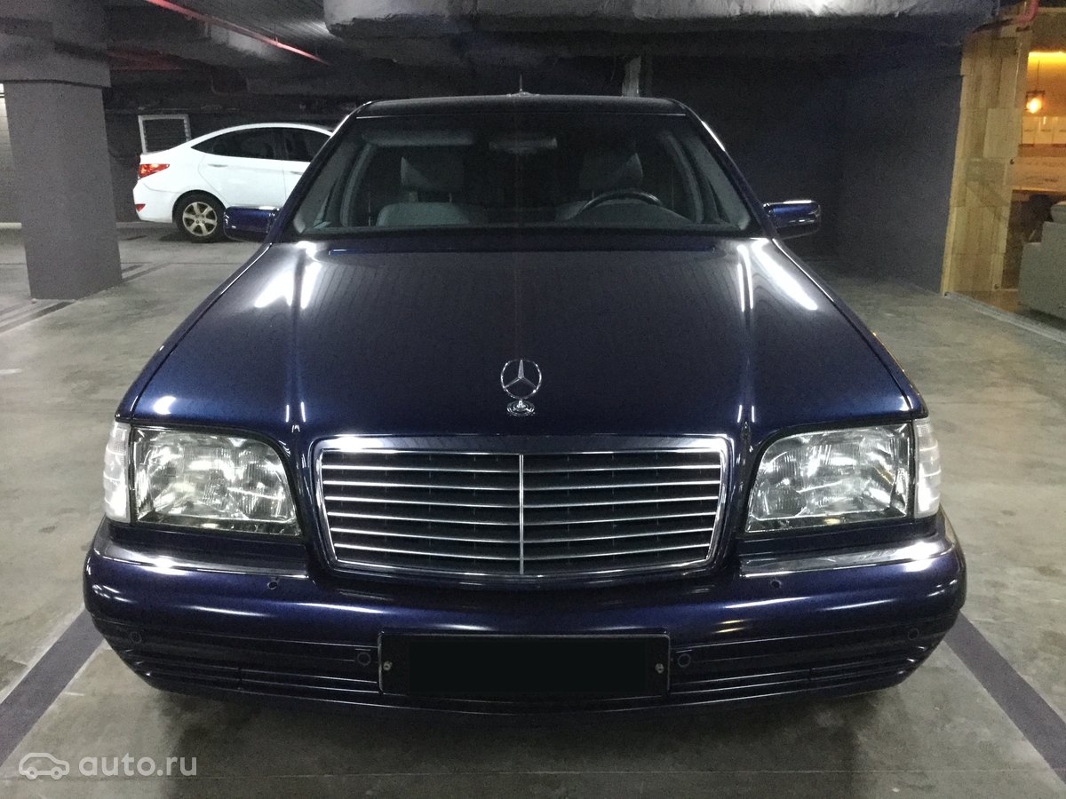 1998 Mercedes-Benz S-klasse, III (W140) Ð ÐµÑÑÐ°Ð¹Ð»Ð¸Ð½Ð³, ÑÐ¸Ð½Ð¸Ð¹, 10000000 ÑÑÐ±Ð»ÐµÐ¹