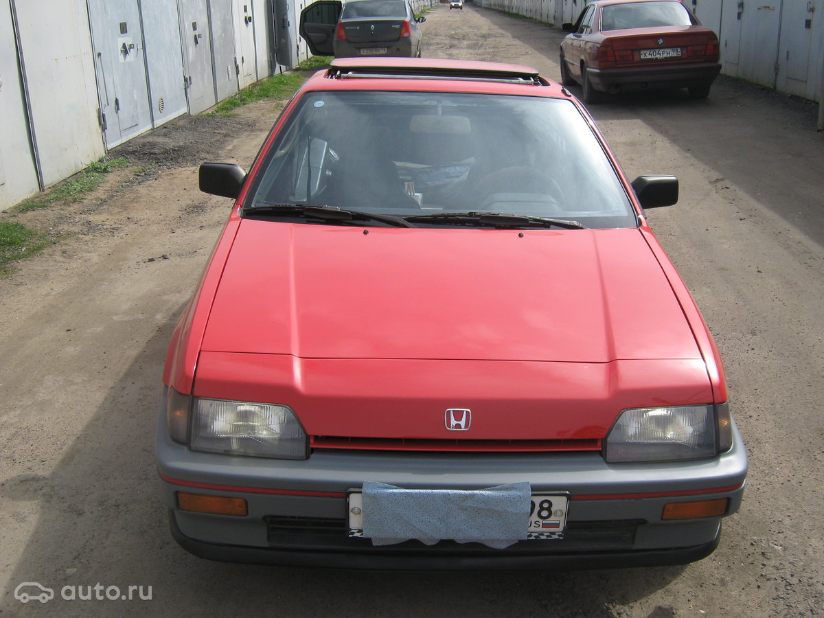 1985 Honda CR-X, I, ÐºÑÐ°ÑÐ½ÑÐ¹, 300000 ÑÑÐ±Ð»ÐµÐ¹