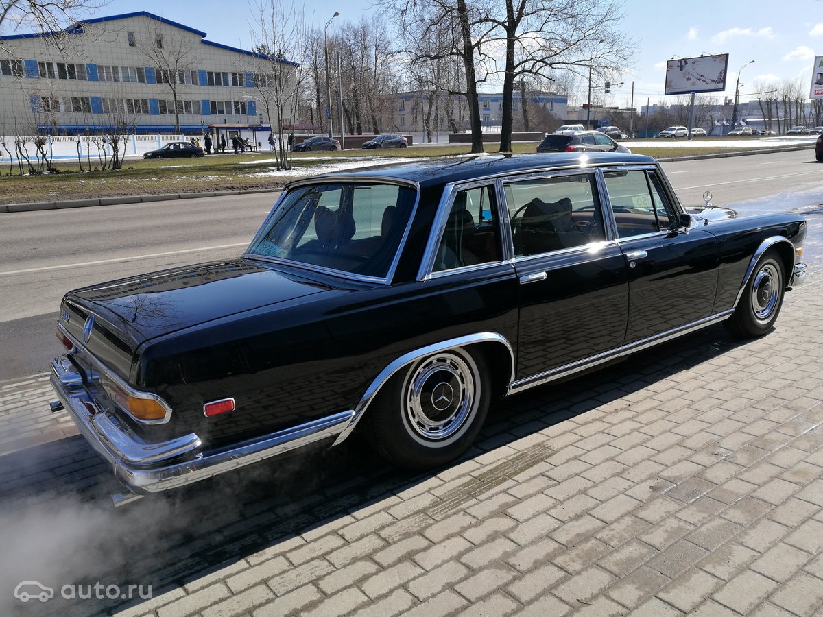 1970 Mercedes-Benz W100, чёрный, 9913386 рублей - вид 1