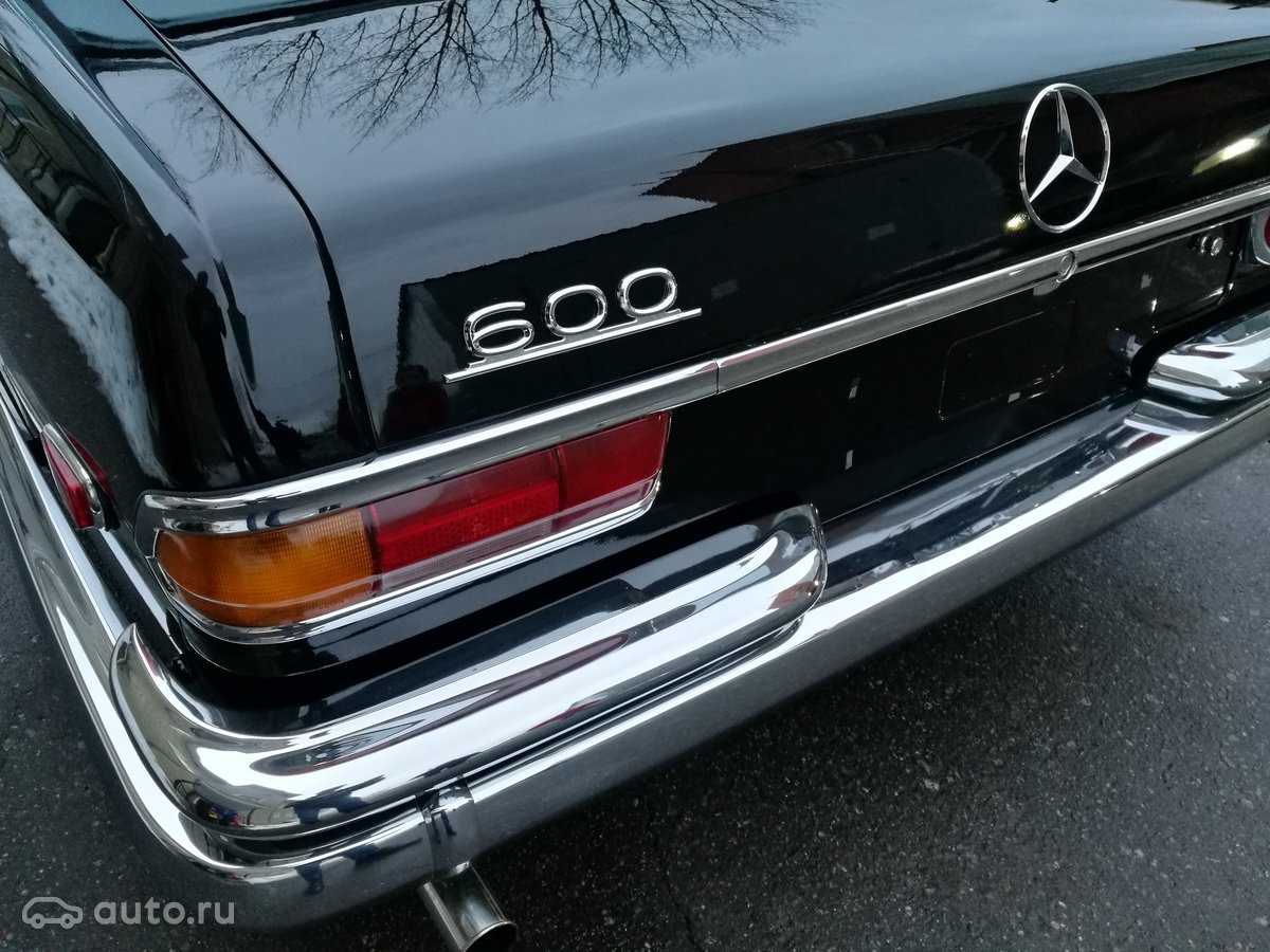 1970 Mercedes-Benz W100, чёрный, 9913386 рублей - вид 2